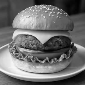 Veg Cheese Aloo Tikki Burger