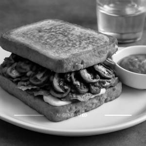 Roasted Mushroom Sandwich