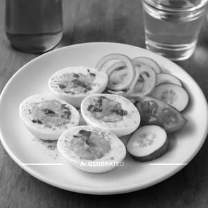 Boiled Egg Plate