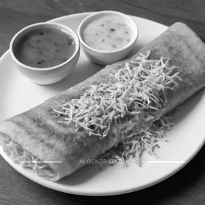 Cheese masala dosa