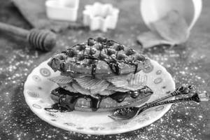 Chocolate Lays Waffle