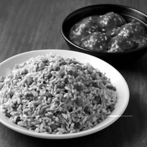Veg Fried Rice With Veg Manchurian