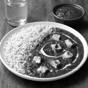 Palak Paneer With Jeera Rice