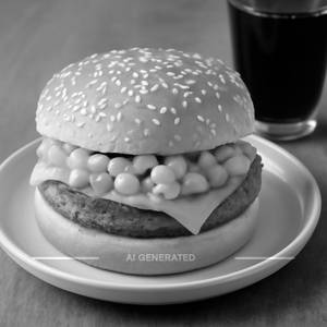 Cheese corn burger