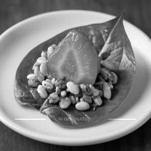 Strawberry dry fruits paan