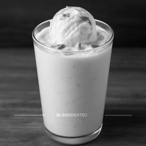 Badam Shake With Ice Cream