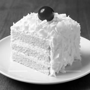 White Forest Cake