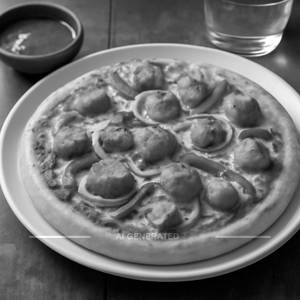 Tandoori paneer pizza