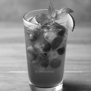 Cranberry mojito