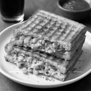 Corn pizza sandwich