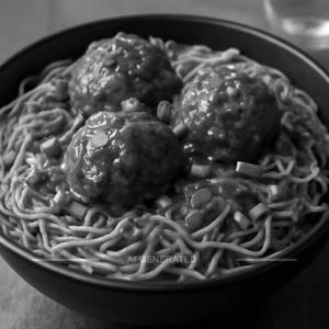 Veg Manchurian Noodles Bowl