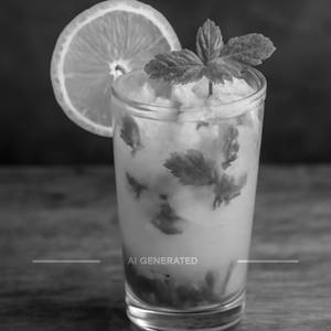 Orange cinderella mojito