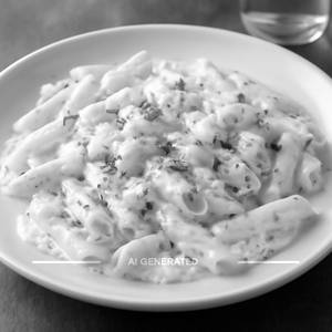 Cheese White Sauce Pasta
