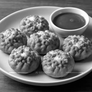 Pizza fried momo.