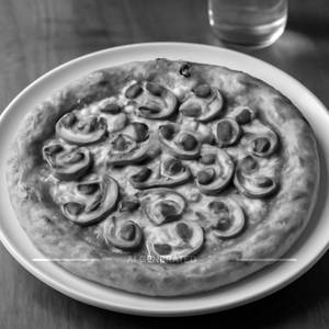 Mushroom Pizza