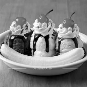 Banana Split Sundae