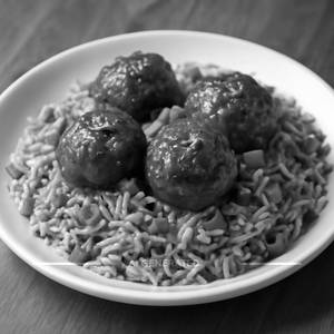 Veg Manchurian Fried Rice