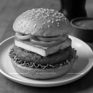 Aloo Tikki Paneer Burger