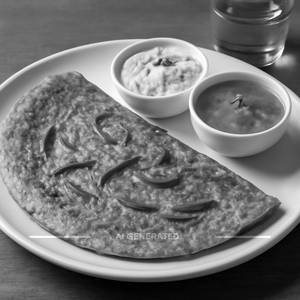 Green chilli dosa