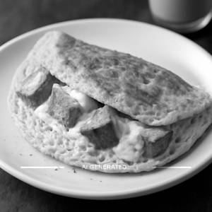 Mayonnaise bread omelette