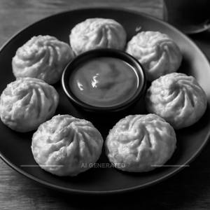 Chicken peri peri momos [8 pieces]