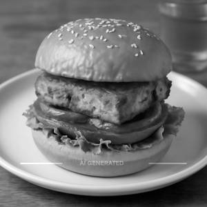 Paneer tikka burger