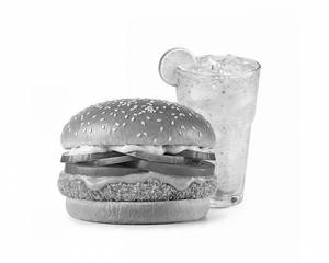 Classic Burger With Masala Lemonade