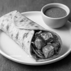 Paneer tikka wrap