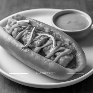 Peri Peri Paneer Hot Dog