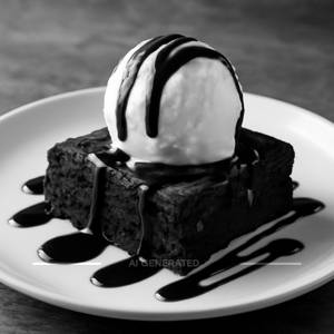 Brownie With Ice Cream