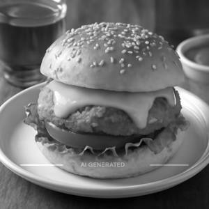 Aloo cheese burger