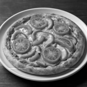 Tomato And Capsicum Pizza (8 inches)