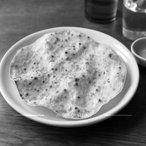 Roasted fry papad
