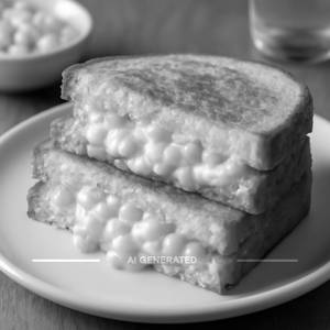 Corn and cheese sandwich