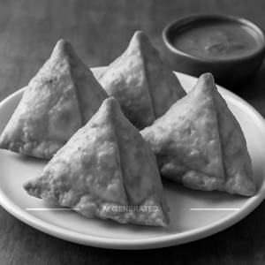 Samosa (2 Pcs) with Aloo Sabji