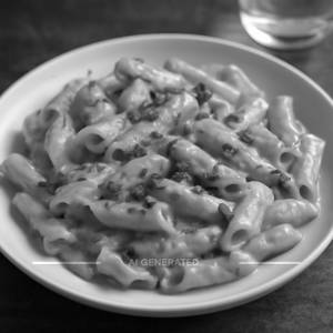 Pink sauce pasta veg