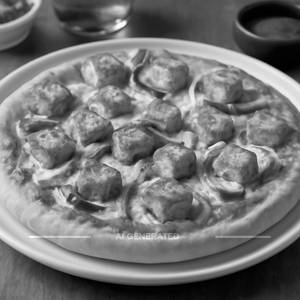 Paneer tikka pizza
