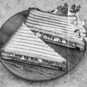 Cheese corn sandwich
