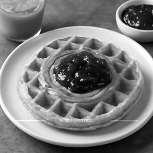Peanut Butter Jelly Waffle