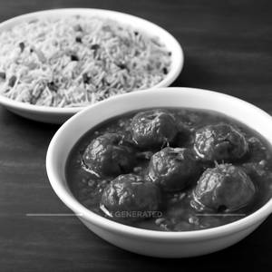 Veg Manchurian + Veg Fried Rice