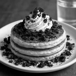 Cookies and cream pan cake