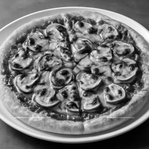 Mushroom Bbq Pizza
