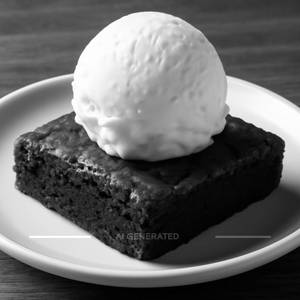 Brownie With Ice Cream