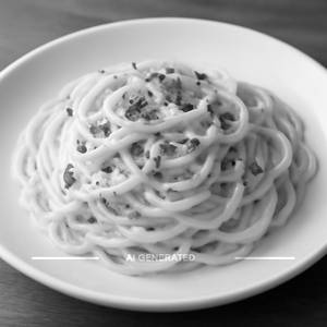 Spaghetti In White Sauce