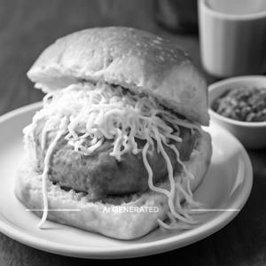 Cheese vada pav