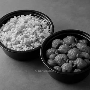Veg Fried Rice & Chilli Chicken(3 Pcs)