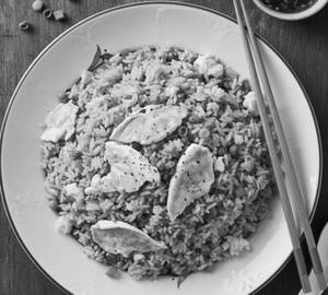 Double egg fried rice