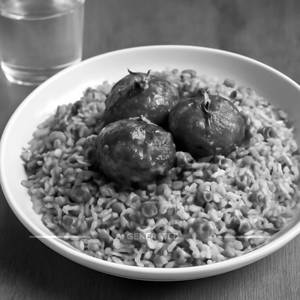 Veg manchurian fried rice