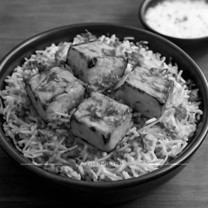 Paneer tikka biryani