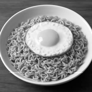 Plain Egg Maggi